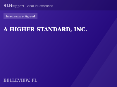A HIGHER STANDARD, INC. — Insurance Agent in BELLEVIEW, FL