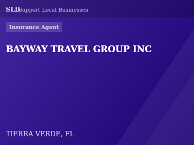 BAYWAY TRAVEL GROUP INC — Insurance Agent in TIERRA VERDE, FL