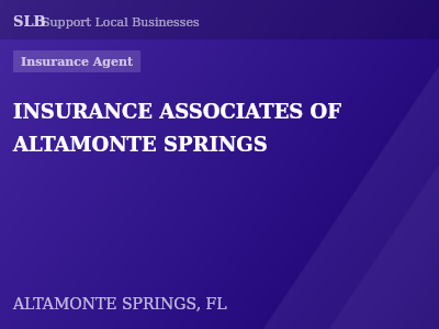 INSURANCE ASSOCIATES OF ALTAMONTE SPRINGS — Insurance Agent in ALTAMONTE SPRINGS, FL