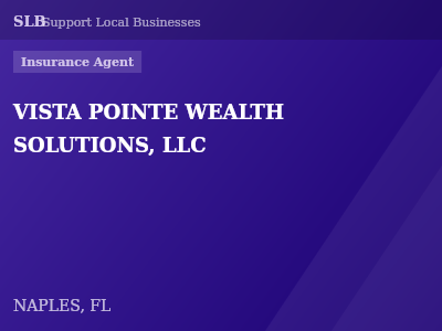VISTA POINTE WEALTH SOLUTIONS, LLC — Insurance Agent in NAPLES, FL