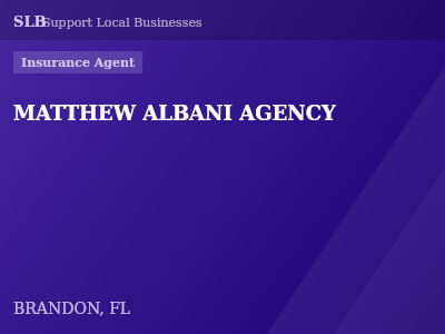 MATTHEW ALBANI AGENCY — Insurance Agent in BRANDON, FL