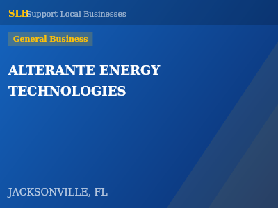 ALTERANTE ENERGY TECHNOLOGIES — General Business in JACKSONVILLE, FL