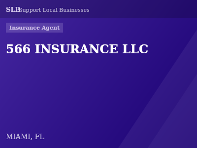 566 INSURANCE LLC — Insurance Agent in MIAMI, FL