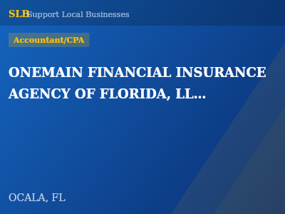 ONEMAIN FINANCIAL INSURANCE AGENCY OF FLORIDA, LLC. — Accountant/CPA in OCALA, FL