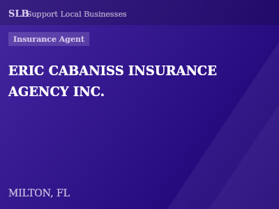 ERIC CABANISS INSURANCE AGENCY INC. — Insurance Agent in MILTON, FL