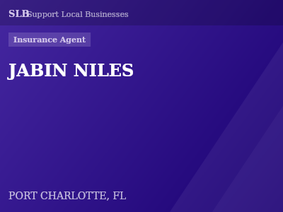 JABIN NILES — Insurance Agent in PORT CHARLOTTE, FL