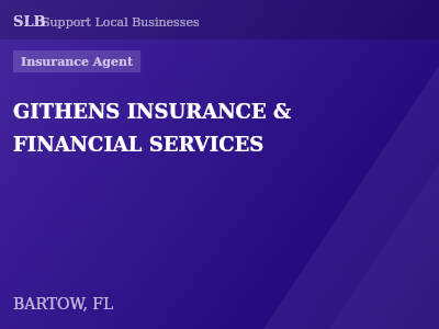 GITHENS INSURANCE & FINANCIAL SERVICES — Insurance Agent in BARTOW, FL