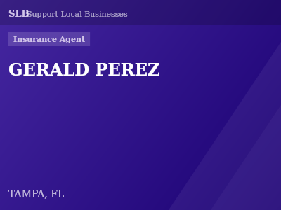 GERALD PEREZ — Insurance Agent in TAMPA, FL