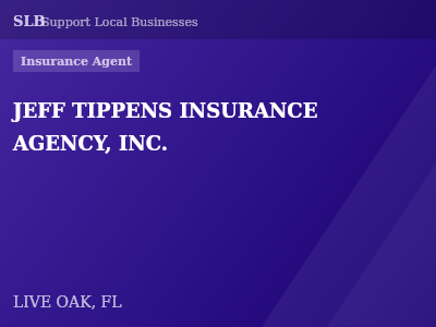 JEFF TIPPENS INSURANCE AGENCY, INC. — Insurance Agent in LIVE OAK, FL