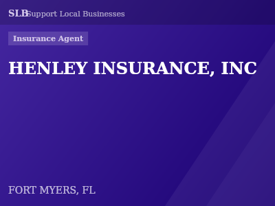 HENLEY INSURANCE, INC — Insurance Agent in FORT MYERS, FL