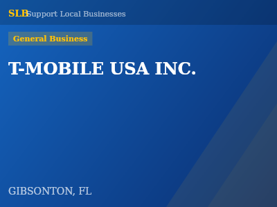 T-MOBILE USA INC. — General Business in GIBSONTON, FL