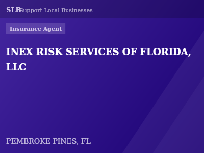 INEX RISK SERVICES OF FLORIDA, LLC — Insurance Agent in PEMBROKE PINES, FL