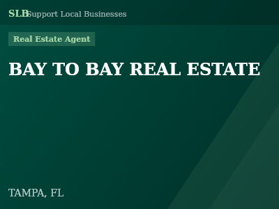 BAY TO BAY REAL ESTATE — Real Estate Agent in TAMPA, FL