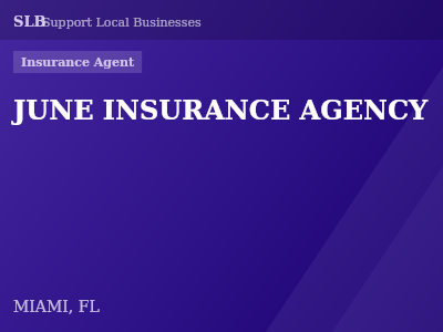 JUNE INSURANCE AGENCY — Insurance Agent in MIAMI, FL
