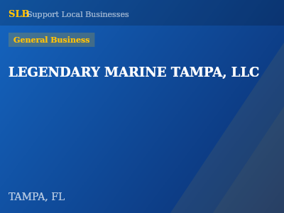 LEGENDARY MARINE TAMPA, LLC — General Business in TAMPA, FL