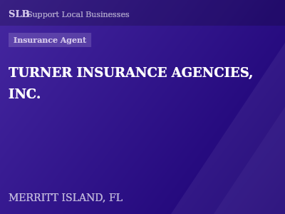 TURNER INSURANCE AGENCIES, INC. — Insurance Agent in MERRITT ISLAND, FL