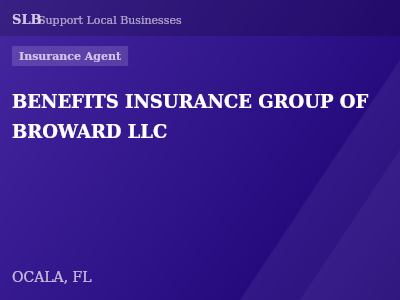 BENEFITS INSURANCE GROUP OF BROWARD LLC — Insurance Agent in OCALA, FL