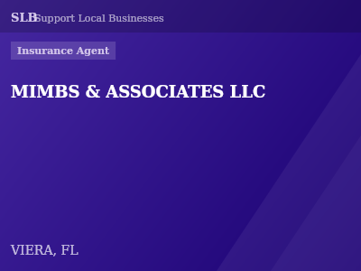 MIMBS & ASSOCIATES LLC — Insurance Agent in VIERA, FL