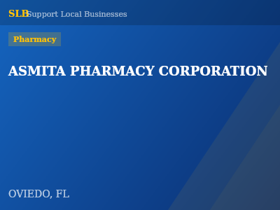 ASMITA PHARMACY CORPORATION — Pharmacy in OVIEDO, FL