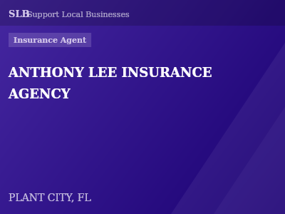 ANTHONY LEE INSURANCE AGENCY — Insurance Agent in PLANT CITY, FL