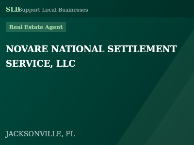 NOVARE NATIONAL SETTLEMENT SERVICE, LLC — Real Estate Agent in JACKSONVILLE, FL