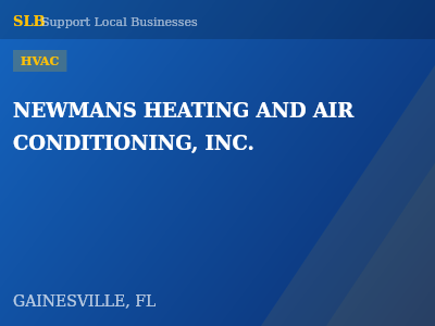 NEWMANS HEATING AND AIR CONDITIONING, INC. — HVAC in GAINESVILLE, FL