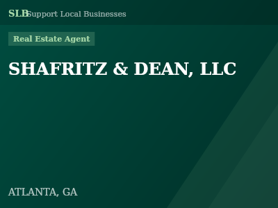 SHAFRITZ & DEAN, LLC — Real Estate Agent in ATLANTA, GA