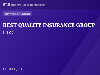 BEST QUALITY INSURANCE GROUP LLC — Insurance Agent in DORAL, FL