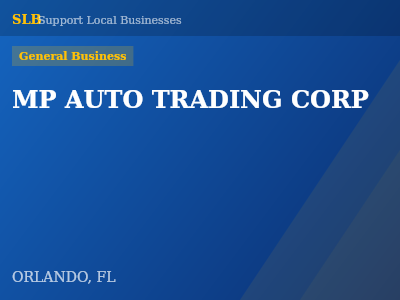 MP AUTO TRADING CORP — General Business in ORLANDO, FL