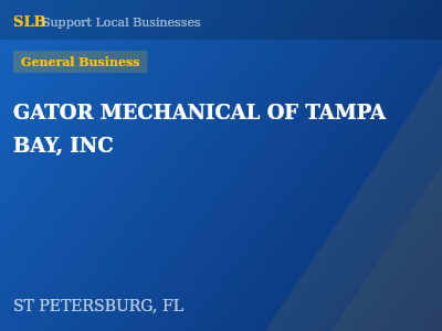 GATOR MECHANICAL OF TAMPA BAY, INC — General Business in ST PETERSBURG, FL