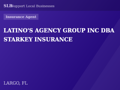 LATINO'S AGENCY GROUP INC DBA STARKEY INSURANCE — Insurance Agent in LARGO, FL