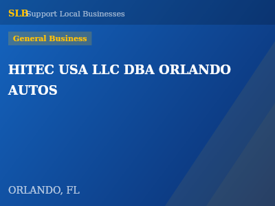 HITEC USA LLC DBA ORLANDO AUTOS — General Business in ORLANDO, FL