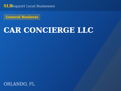 CAR CONCIERGE LLC — General Business in ORLANDO, FL