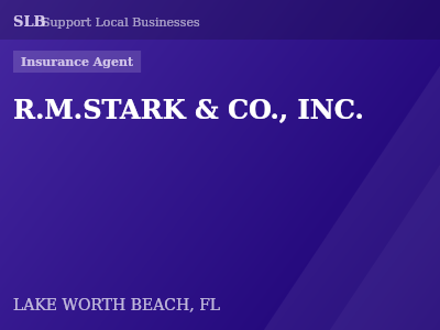 R.M.STARK & CO., INC. — Insurance Agent in LAKE WORTH BEACH, FL