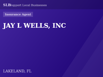 JAY L WELLS, INC — Insurance Agent in LAKELAND, FL