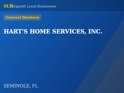 HART'S HOME SERVICES, INC. — General Business in SEMINOLE, FL