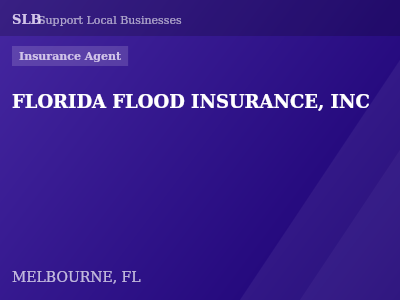 FLORIDA FLOOD INSURANCE, INC — Insurance Agent in MELBOURNE, FL