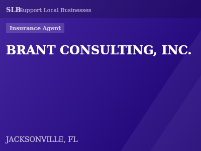 BRANT CONSULTING, INC. — Insurance Agent in JACKSONVILLE, FL