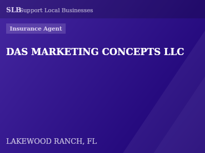 DAS MARKETING CONCEPTS LLC — Insurance Agent in LAKEWOOD RANCH, FL