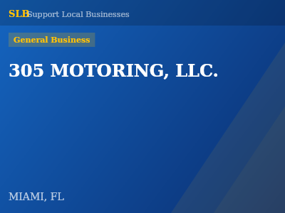 305 MOTORING, LLC. — General Business in MIAMI, FL