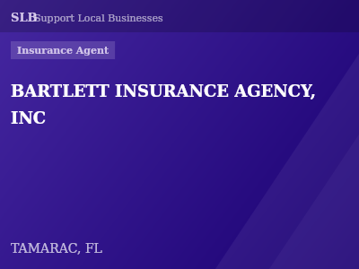 BARTLETT INSURANCE AGENCY, INC — Insurance Agent in TAMARAC, FL