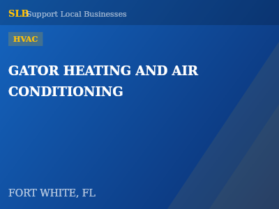 GATOR HEATING AND AIR CONDITIONING — HVAC in FORT WHITE, FL
