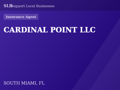 CARDINAL POINT LLC — Insurance Agent in SOUTH MIAMI, FL