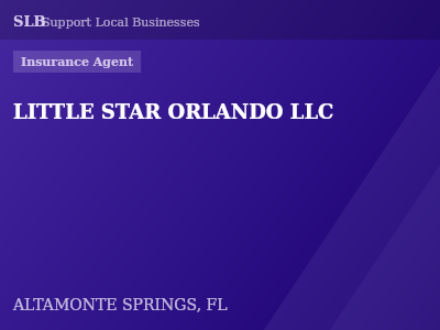 LITTLE STAR ORLANDO LLC — Insurance Agent in ALTAMONTE SPRINGS, FL