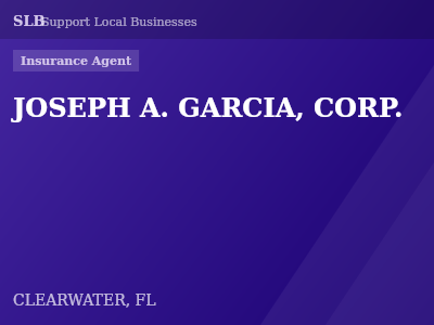 JOSEPH A. GARCIA, CORP. — Insurance Agent in CLEARWATER, FL