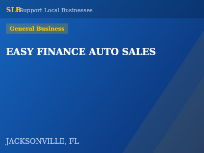 EASY FINANCE AUTO SALES — General Business in JACKSONVILLE, FL