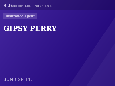 GIPSY PERRY — Insurance Agent in SUNRISE, FL