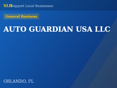AUTO GUARDIAN USA LLC — General Business in ORLANDO, FL