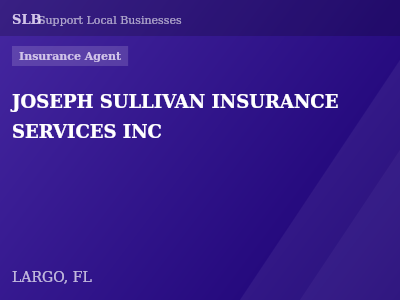 JOSEPH SULLIVAN INSURANCE SERVICES INC — Insurance Agent in LARGO, FL