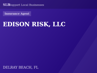 EDISON RISK, LLC — Insurance Agent in DELRAY BEACH, FL
